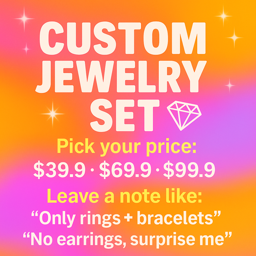 Custom Jewelry Set β Build Your Own Box | FG Jewelry