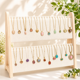 23PCS Gemstone Necklace Bundle wholesale jewelry bundle