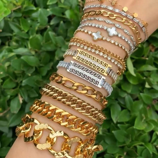 Gorgeous 18k Gold Plated Bracelets