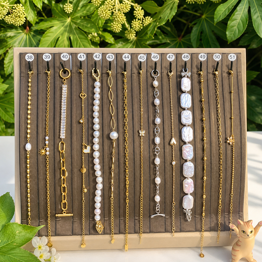 14PCS Pearl Bracelet Bundle wholesale jewelry bundle