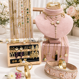 43PCS Gold Charm Jewelry Bundle wholesale jewelry bundle