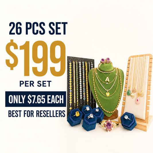 26PCS Boutique Jewelry Bundle wholesale jewelry bundle