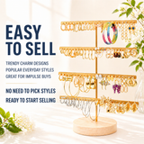 47PCS Earring Bundle wholesale jewelry bundle