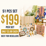 51PCS Evil Eye Jewelry Bundle wholesale jewelry bundle