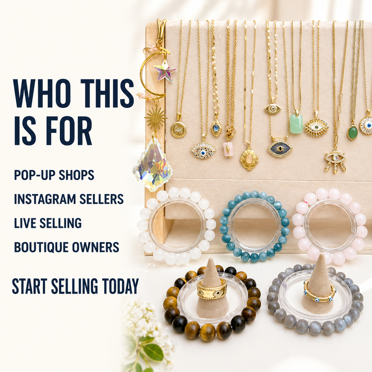 51PCS Evil Eye Jewelry Bundle wholesale jewelry bundle