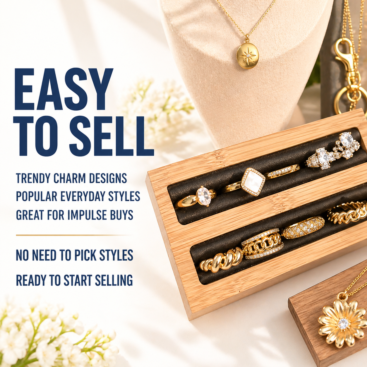 37PCS Gold Filled Jewelry Bundle wholesale jewelry bundle