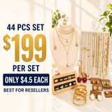 44PCS Gold Filled Jewelry Bundle wholesale jewelry bundle