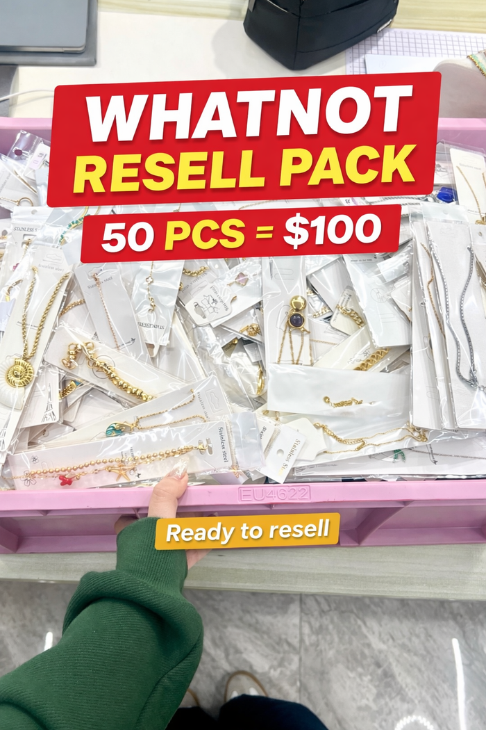 50PCS Wholesale Jewelry Pack wholesale jewelry bundle