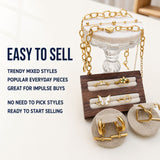 23PCS Colorful Gold Filled Jewelry Set