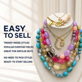 24PCS Colorful Jewelry Bundle wholesale jewelry bundle