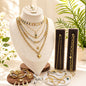 24PCS Gold Filled Evil Eye Chain Jewelry Set