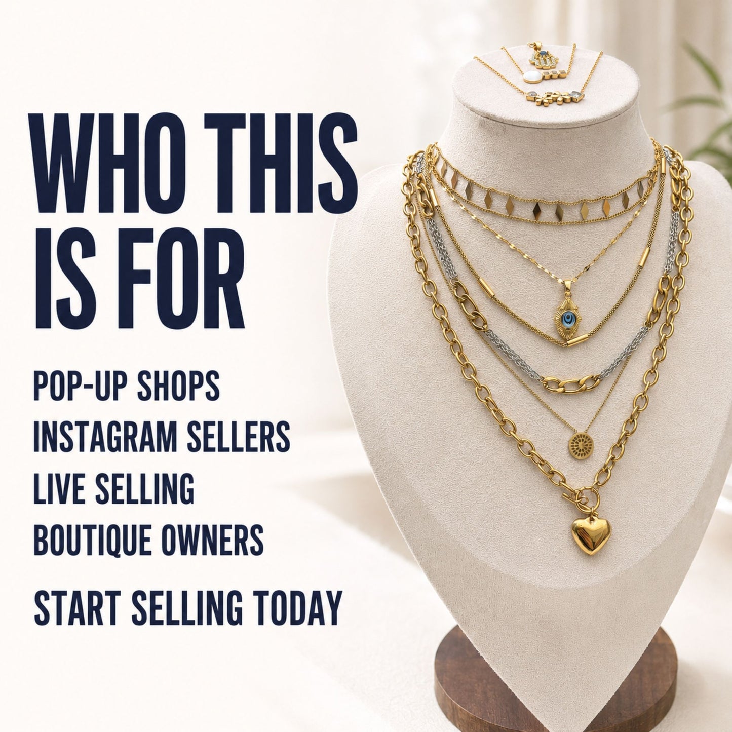 24PCS Gold Filled Evil Eye Chain Jewelry Set