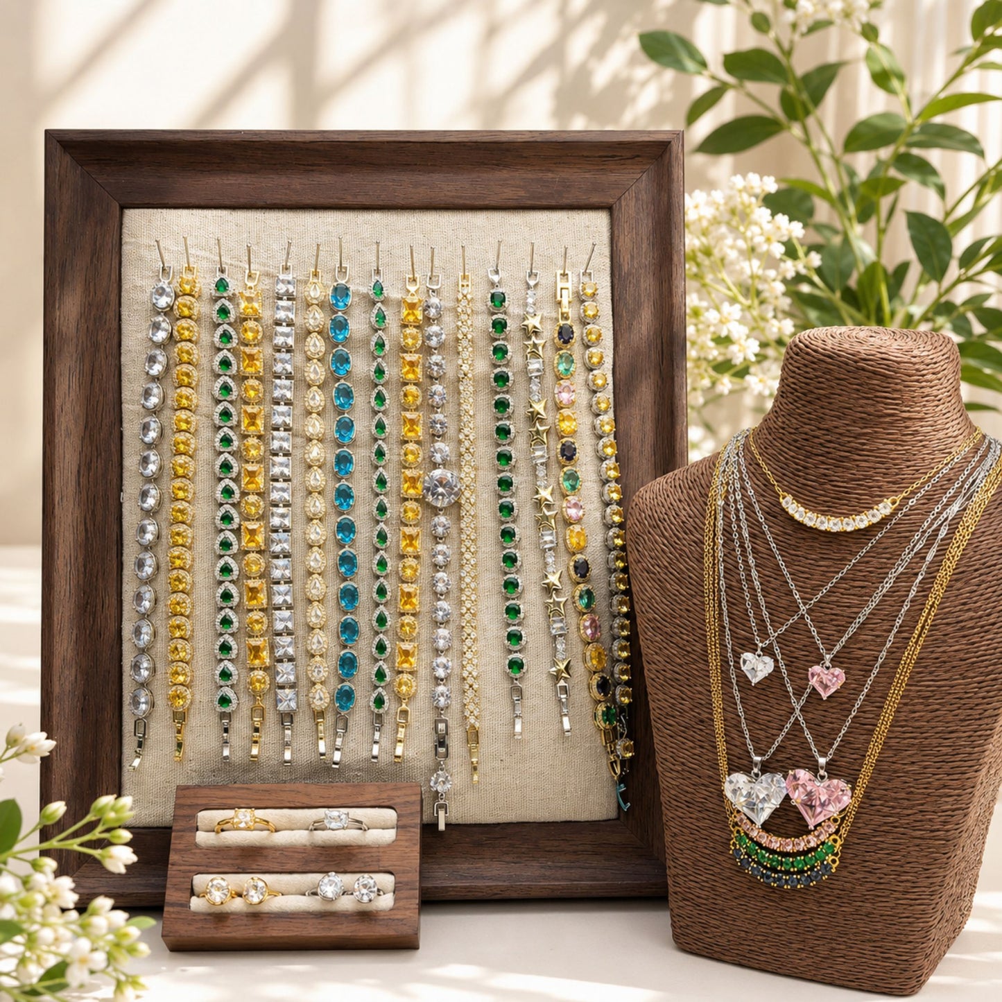 27PCS CZ Tennis Jewelry Bundle wholesale jewelry bundle