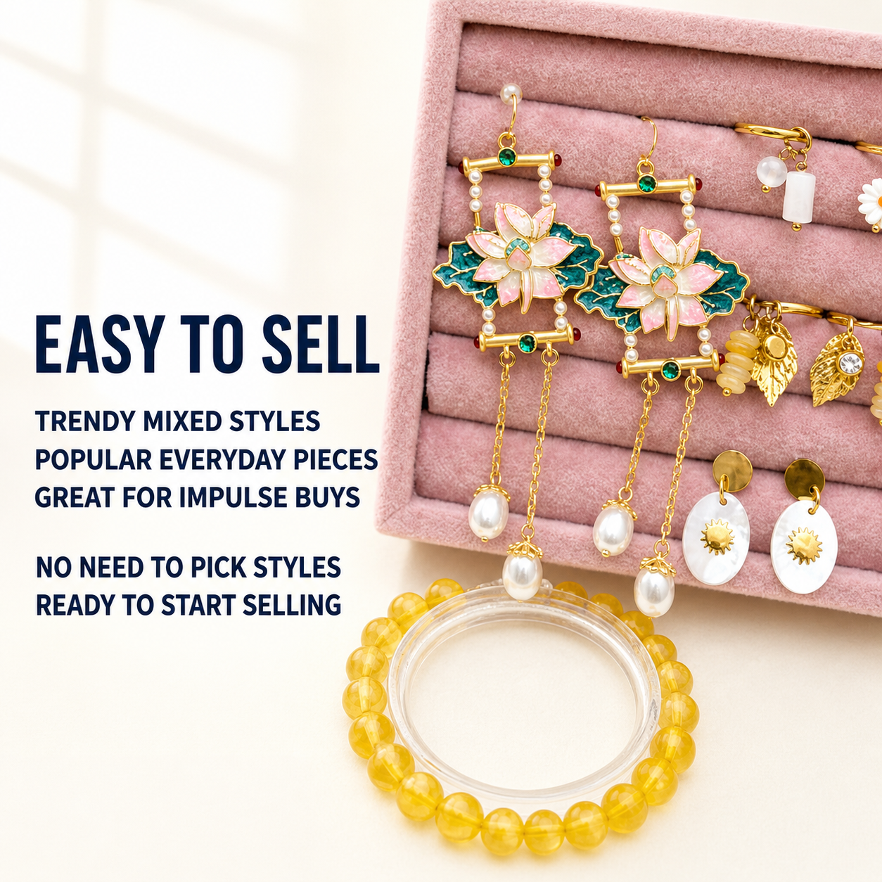 22PCS Trendy Jewelry Bundle wholesale jewelry bundle