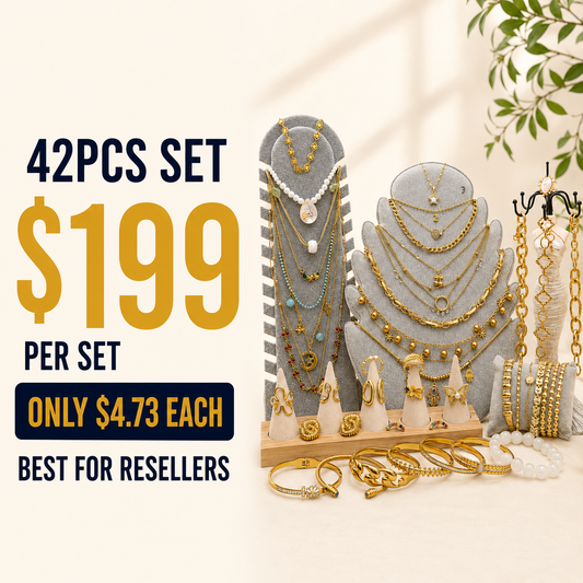 42PCS Boutique Jewelry Bundle wholesale jewelry bundle