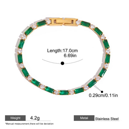Paperclip Chain Bracelet — dimensions and size reference 14