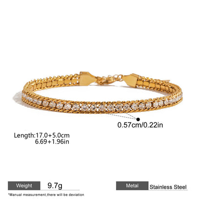 Paperclip Chain Bracelet — dimensions and size reference 13