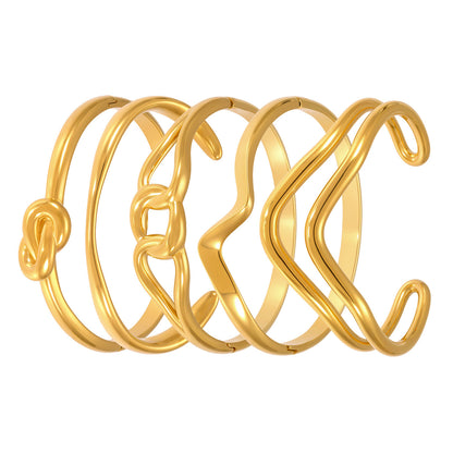 Geometric Two-Tone Bangle — design overview 05