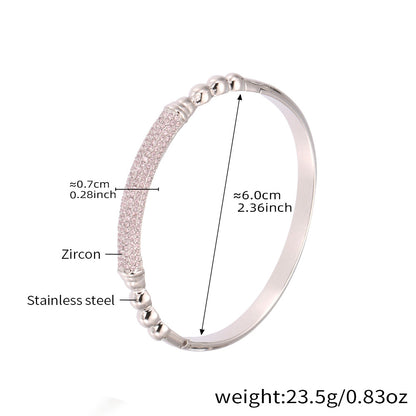 Horseshoe Zircon Hinged Bangles — dimensions and size reference 08