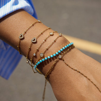 Double-Layer Chain Bracelet — styled view 03
