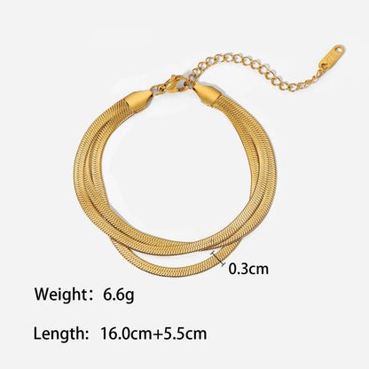 Zircon and Pearl Chain Bracelets — dimensions and size reference 08