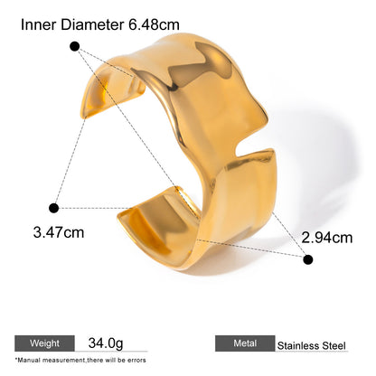 Pearl Open Bangle — dimensions and size reference 10