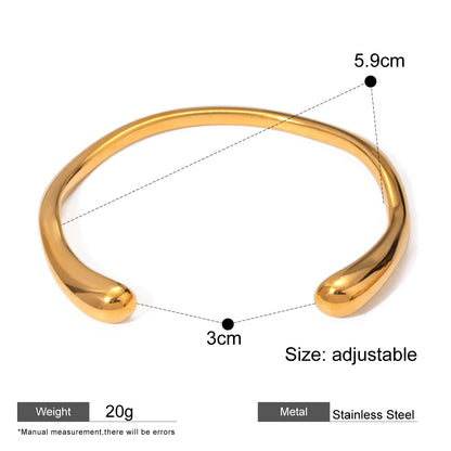 Pearl Open Bangle — dimensions and size reference 11