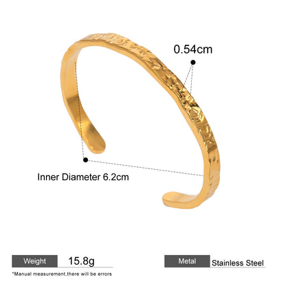 Pearl Open Bangle — dimensions and size reference 13