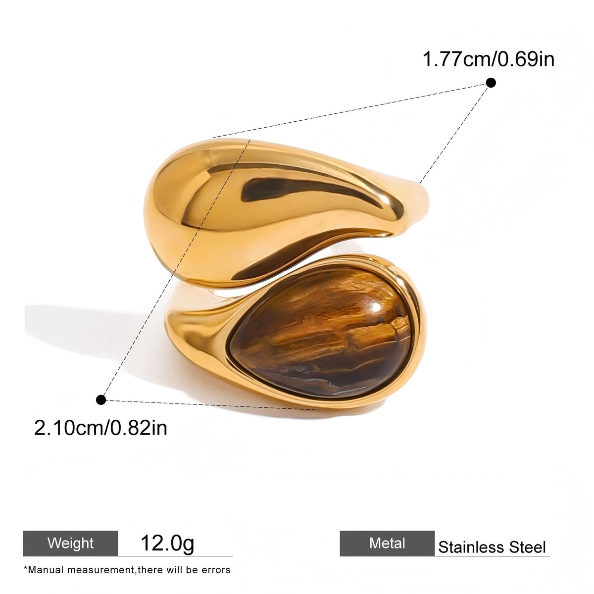 Openwork Pearl Stone Bangles — dimensions and size reference 07
