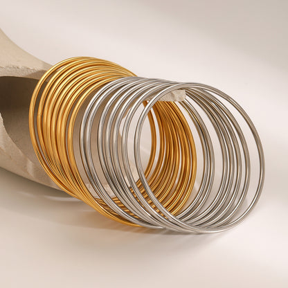 Polished Minimalist Bangles — styled view 03