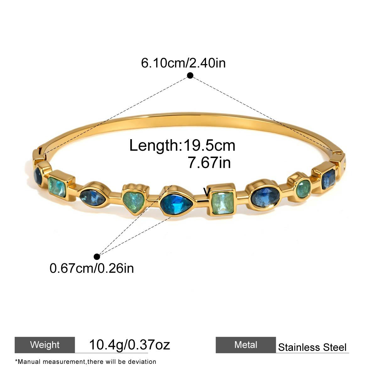 Minimalist Bangle — dimensions and size reference 06