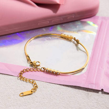 Zircon Line Bangle — styled view 04