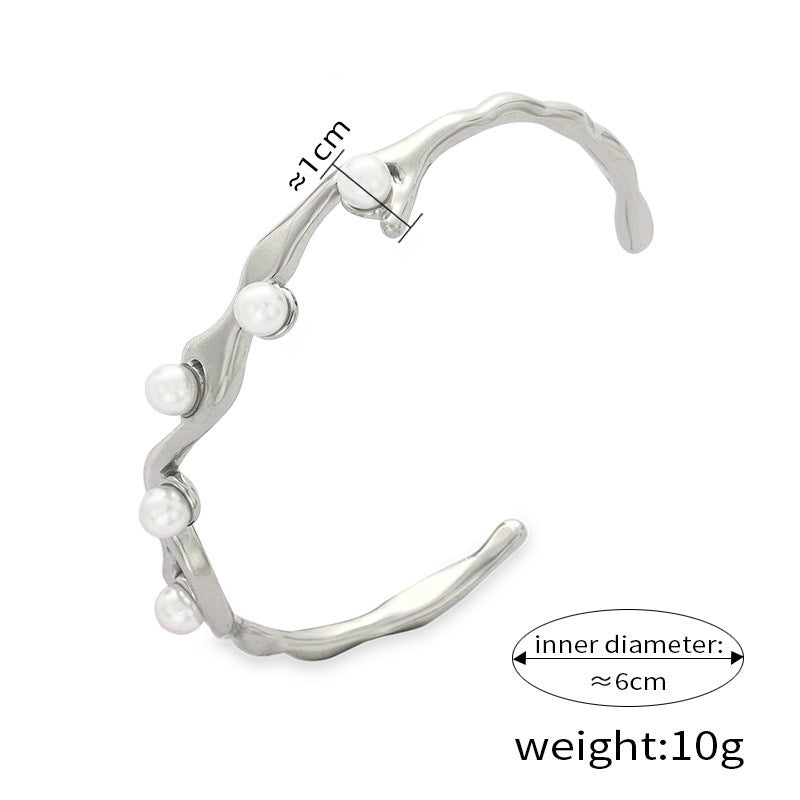 Pearl Textured Bangle — dimensions and size reference 06