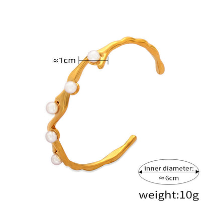 Pearl Textured Bangle — dimensions and size reference 07