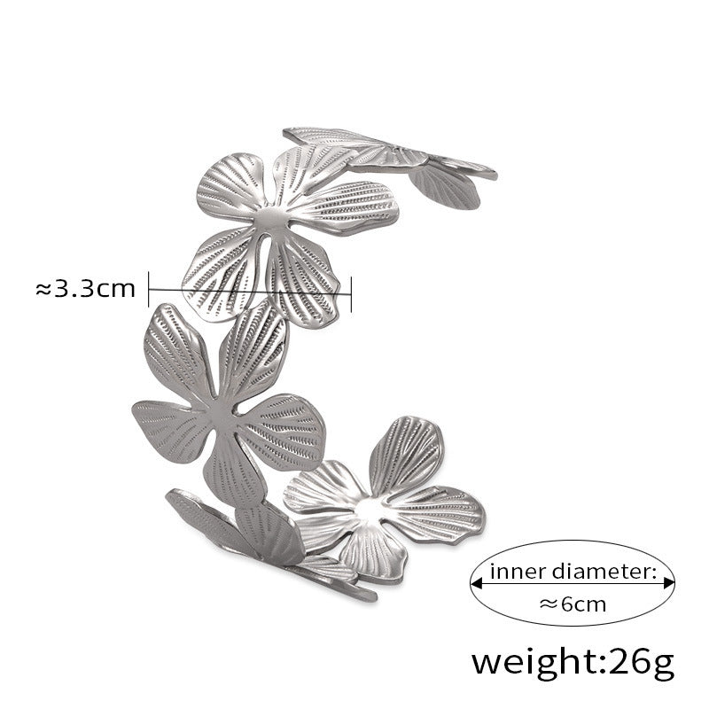 Pearl Textured Bangle — dimensions and size reference 08