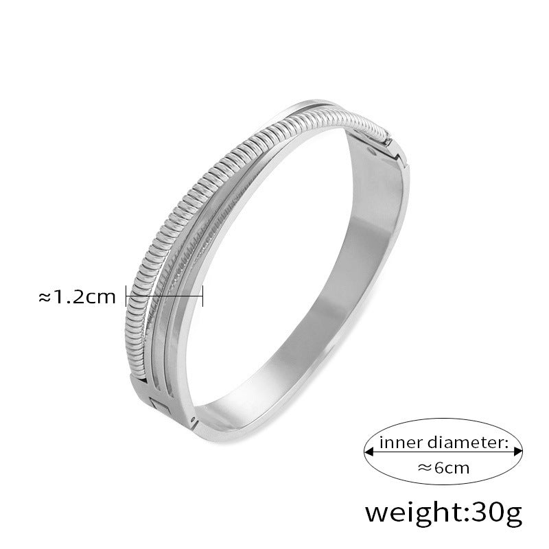 Pearl Textured Bangle — dimensions and size reference 10