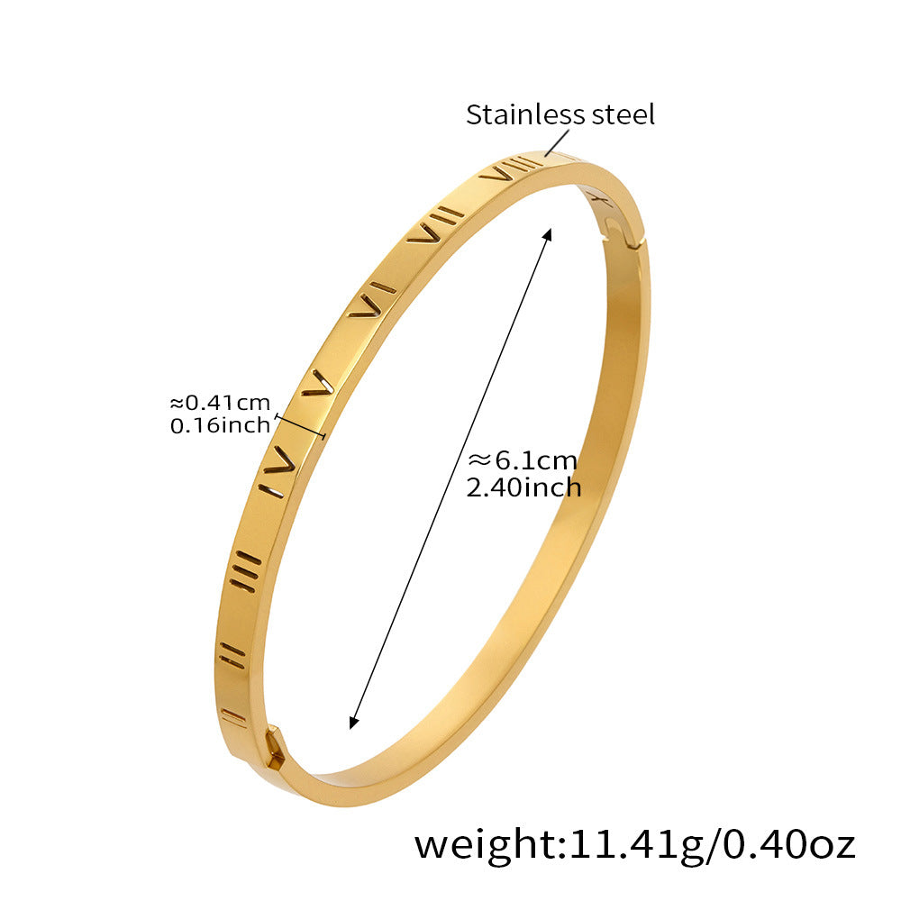 Geometric Zircon Bangle — dimensions and size reference 06