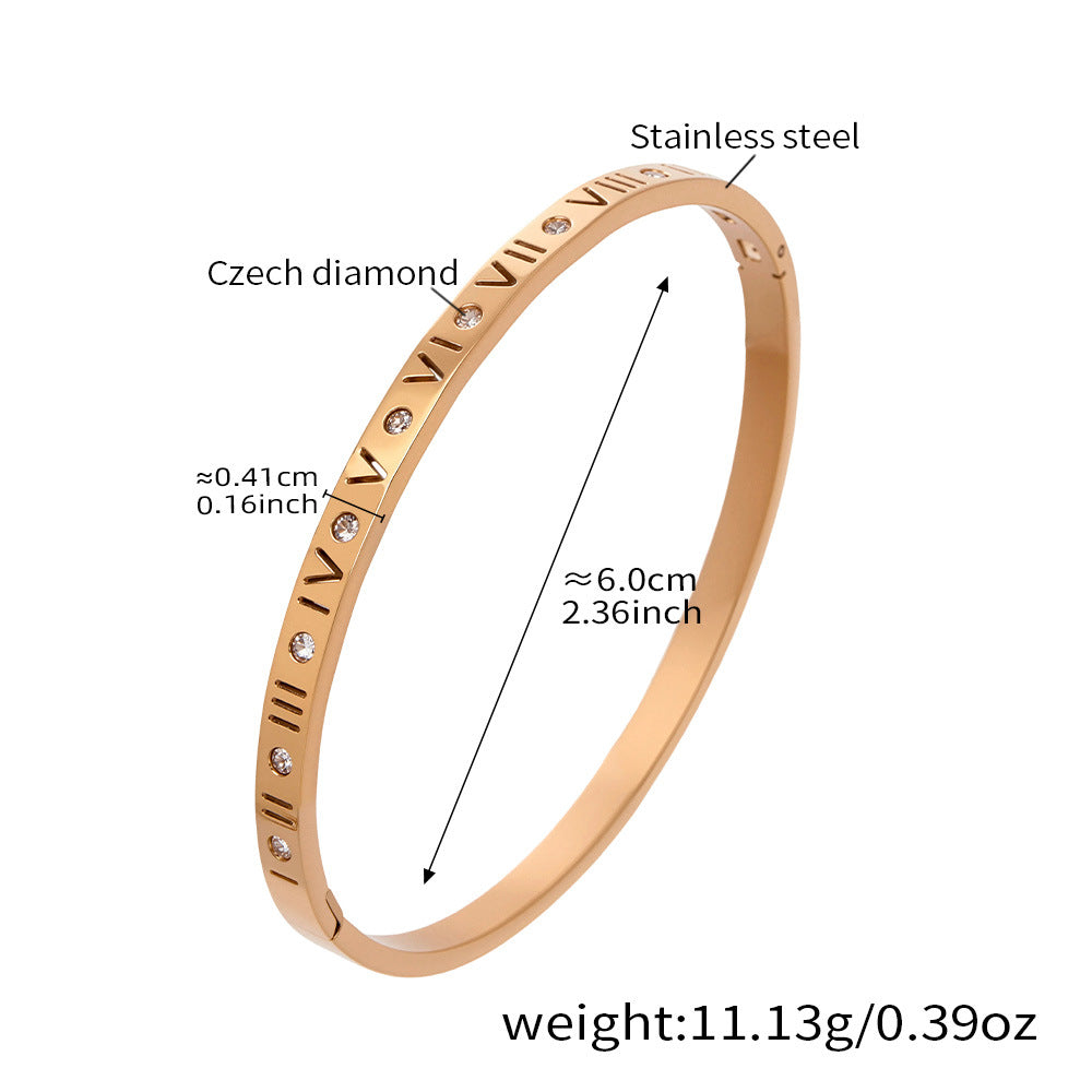 Geometric Zircon Bangle — dimensions and size reference 07