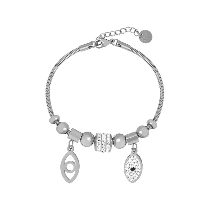 Round Heart Charm Chain Bracelets — dimensions and size reference 13