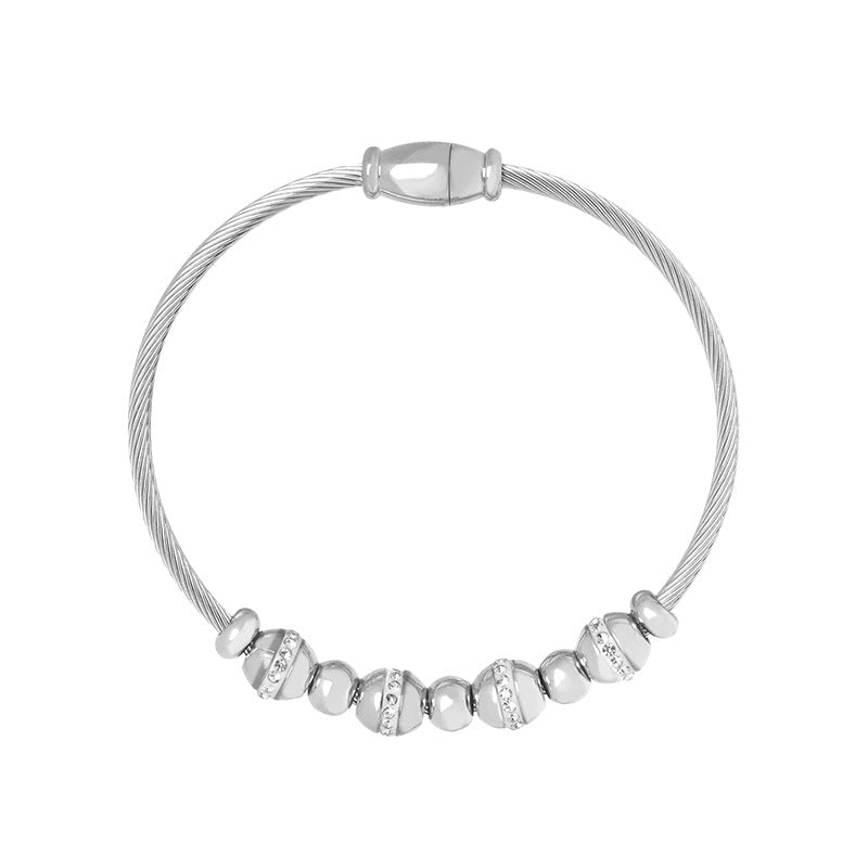 Round Heart Charm Chain Bracelets — dimensions and size reference 19
