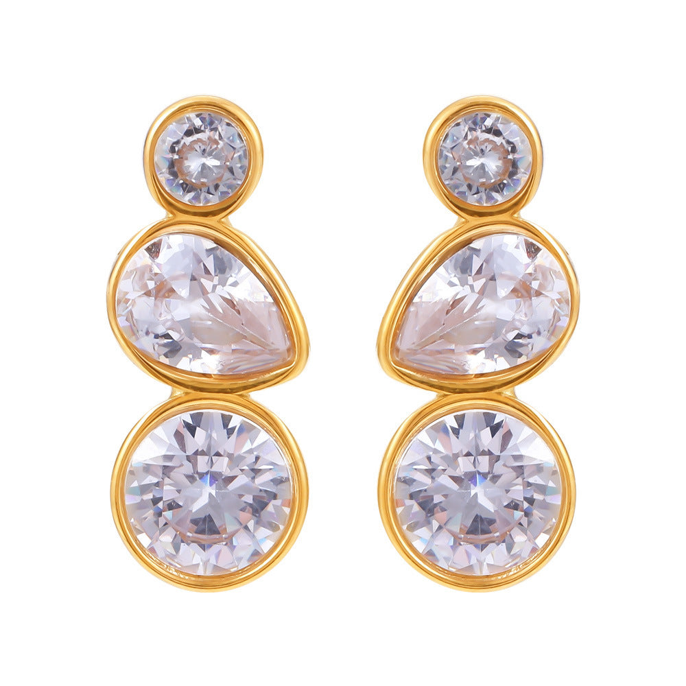 Three Stone Drop Earrings — design overview 05