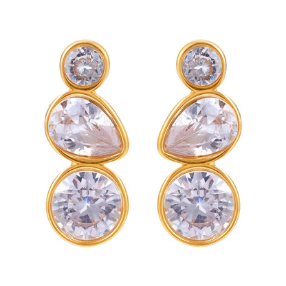 Three Stone Drop Earrings — design overview 05