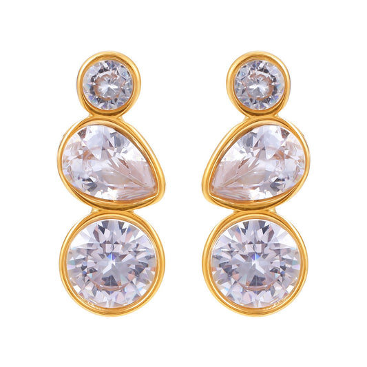 Three Stone Drop Earrings — design overview 05
