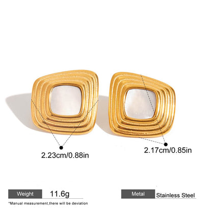 Square Inlay Statement Earrings — dimensions and size reference 08