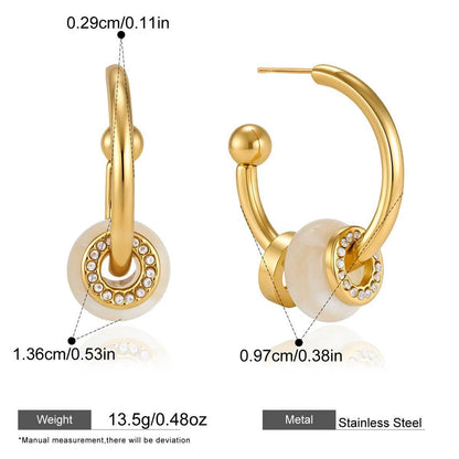 Geometric Hoop Earrings — dimensions and size reference 07
