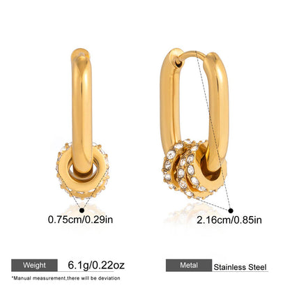 Geometric Hoop Earrings — dimensions and size reference 09