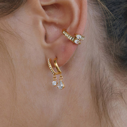 Layered Zircon Hoop Earrings — design overview 05