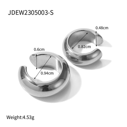 Smooth Open Ear Cuffs — dimensions and size reference 07