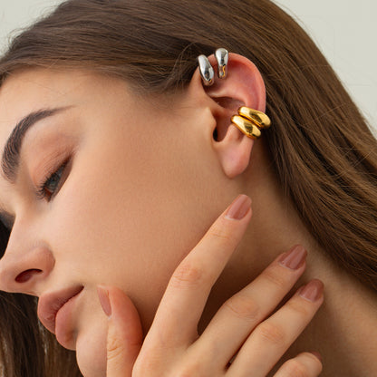 Curved Statement Ear Cuffs — styled view 04