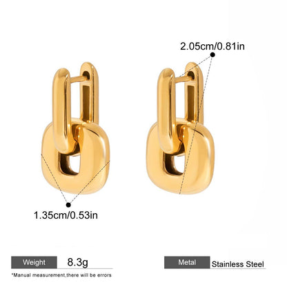 Interlocking Oval Hoop Earrings — dimensions and size reference 08